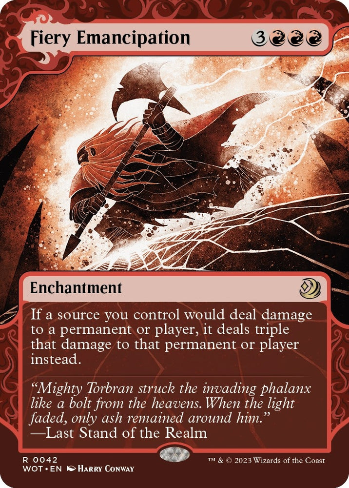 Image for Fiery Emancipation (42) [Wilds of Eldraine: Enchanting Tales]