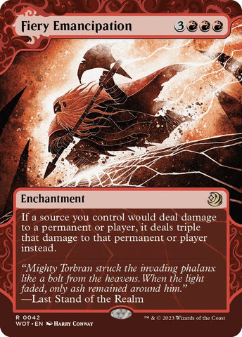 Image for Fiery Emancipation (42) [Wilds of Eldraine: Enchanting Tales]