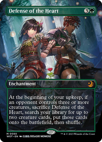 Image for Defense of the Heart (Anime Borderless) (80) [Wilds of Eldraine: Enchanting Tales]