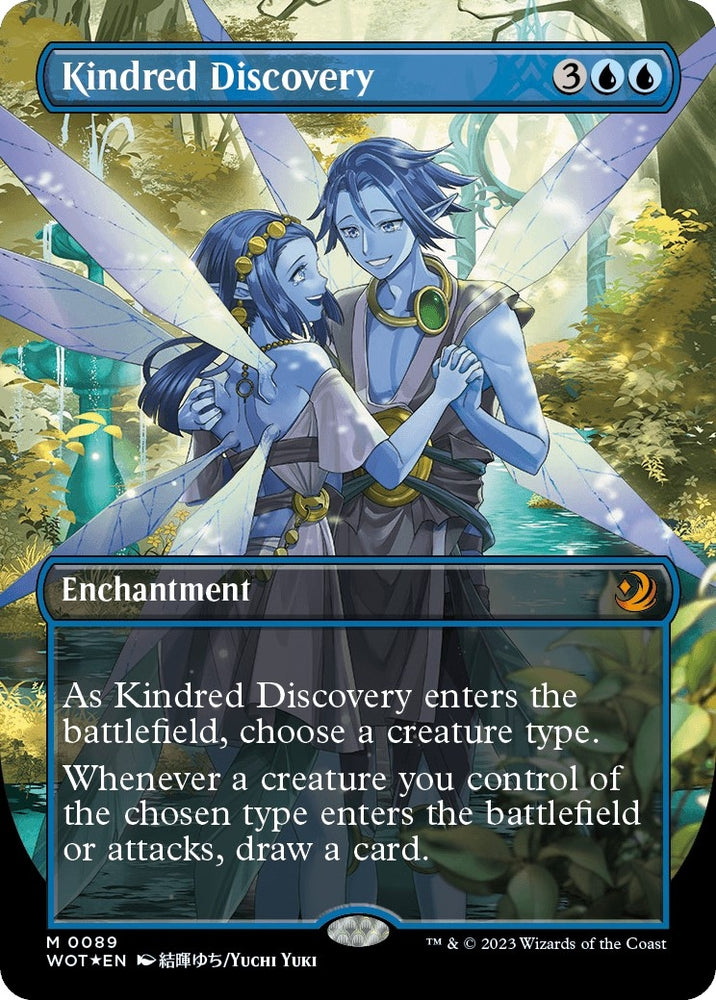 Image for Kindred Discovery (Anime Borderless) (Confetti Foil) (89) [Wilds of Eldraine: Enchanting Tales]
