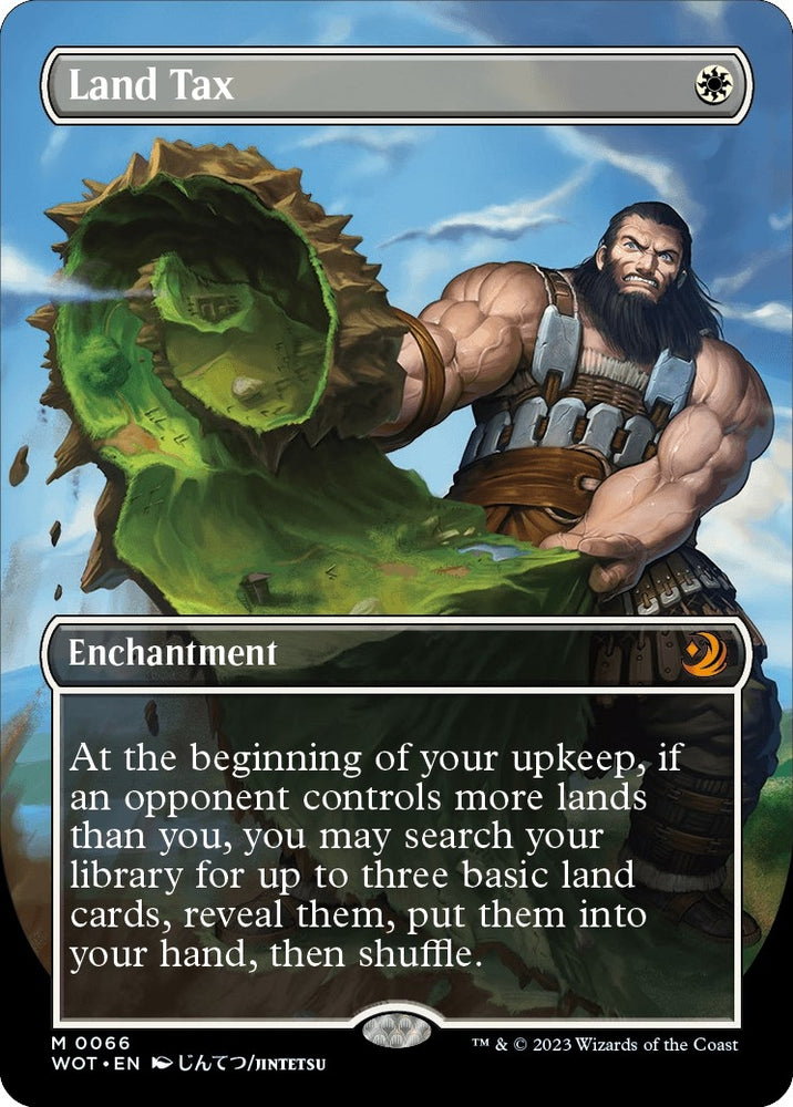 Image for Land Tax (Anime Borderless) (66) [Wilds of Eldraine: Enchanting Tales]