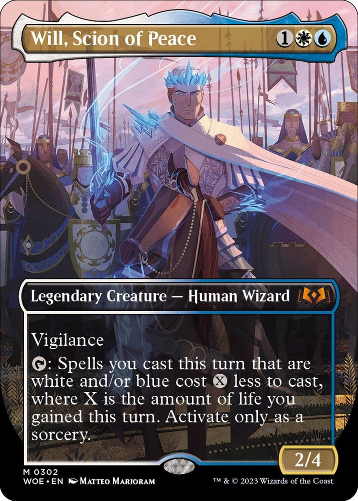 Image for Will, Scion of Peace (Borderless) (302) [Wilds of Eldraine]