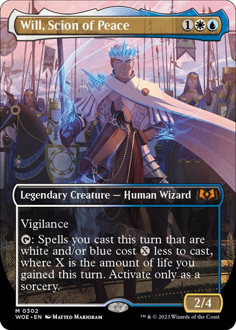 Image for Will, Scion of Peace (Borderless) (302) [Wilds of Eldraine]