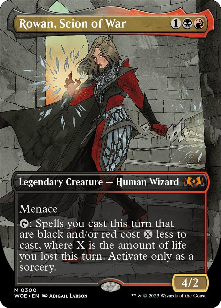 Image for Rowan, Scion of War (Borderless) (300) [Wilds of Eldraine]