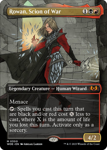 Image for Rowan, Scion of War (Borderless) (300) [Wilds of Eldraine]