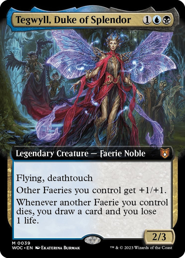Image for Tegwyll, Duke of Splendor (Extended Art) (39) [Commander: Wilds of Eldraine]