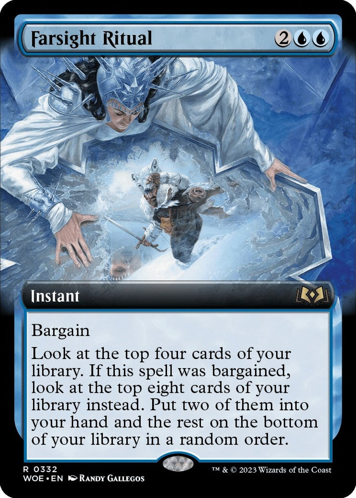Image for Farsight Ritual (Extended Art) (332) [Wilds of Eldraine]