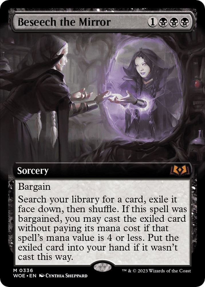 Image for Beseech the Mirror (Extended Art) (336) [Wilds of Eldraine]