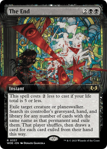 Image for The End (Extended Art) (337) [Wilds of Eldraine]
