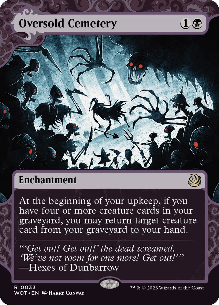 Image for Oversold Cemetery (33) [Wilds of Eldraine: Enchanting Tales]