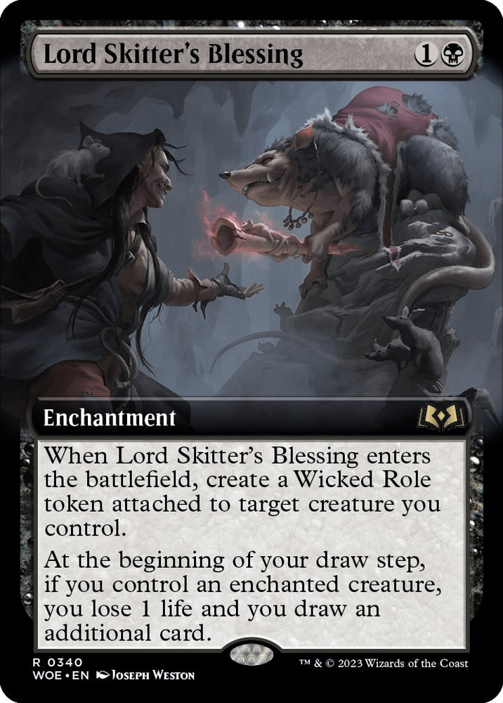Image for Lord Skitter's Blessing (Extended Art) (340) [Wilds of Eldraine]
