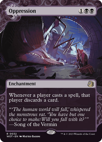 Image for Oppression (32) [Wilds of Eldraine: Enchanting Tales]