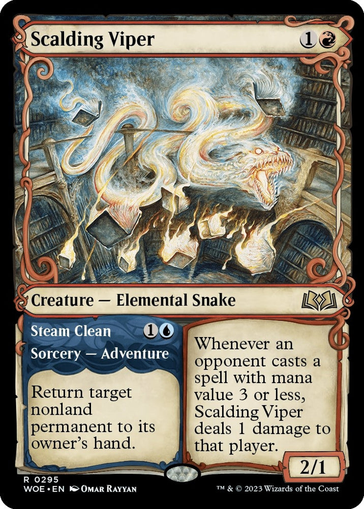 Image for Scalding Viper (Showcase) (295) [Wilds of Eldraine]