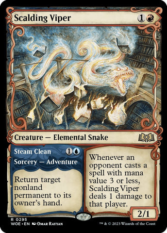 Image for Scalding Viper (Showcase) (295) [Wilds of Eldraine]