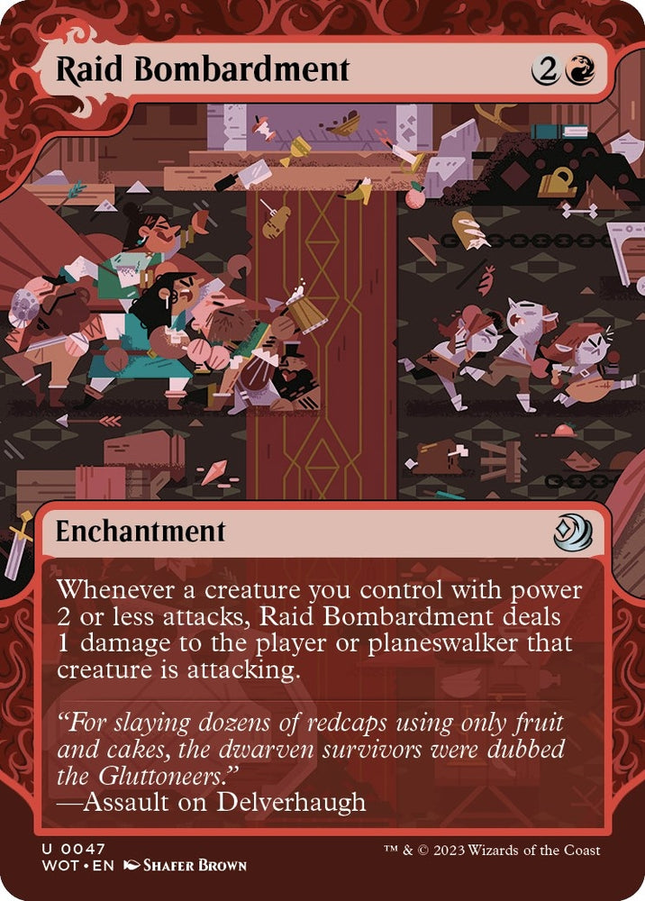 Image for Raid Bombardment (47) [Wilds of Eldraine: Enchanting Tales]