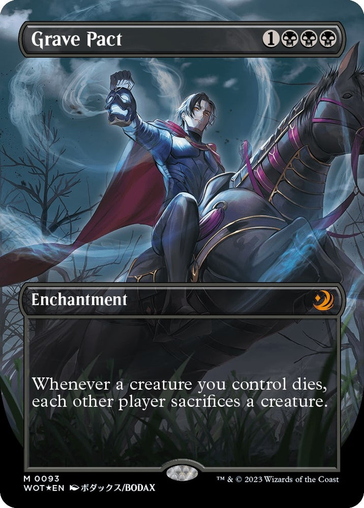Image for Grave Pact (Anime Borderless) (Confetti Foil) (93) [Wilds of Eldraine: Enchanting Tales]