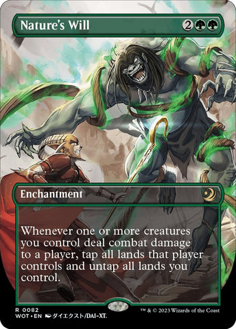 Image for Nature's Will (Anime Borderless) (82) [Wilds of Eldraine: Enchanting Tales]