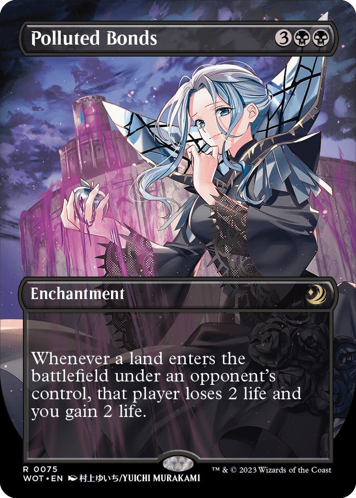 Image for Polluted Bonds (Anime Borderless) (75) [Wilds of Eldraine: Enchanting Tales]