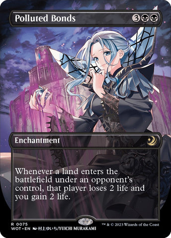 Image for Polluted Bonds (Anime Borderless) (75) [Wilds of Eldraine: Enchanting Tales]