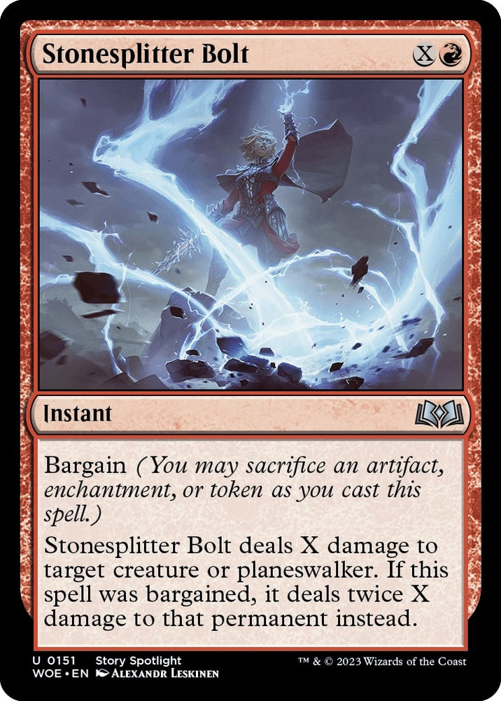 Image for Stonesplitter Bolt (151) [Wilds of Eldraine]