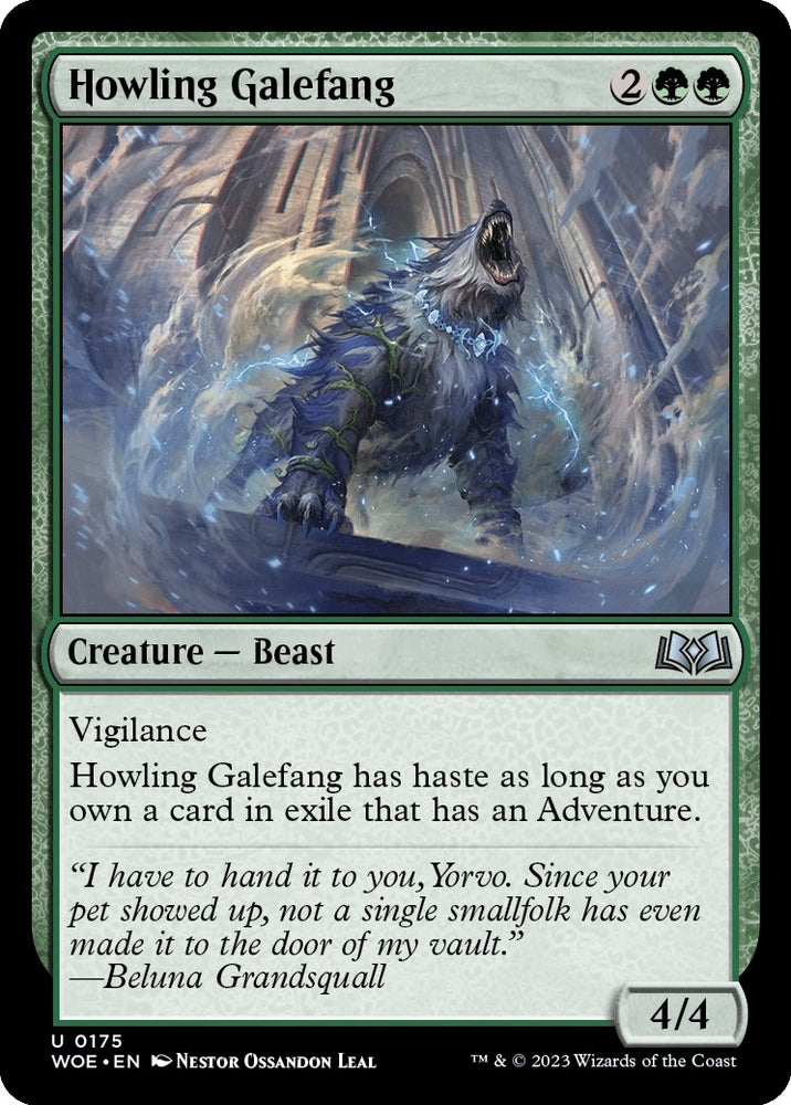 Image for Howling Galefang (175) [Wilds of Eldraine]