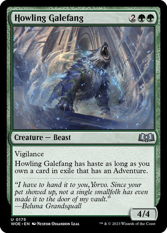 Image for Howling Galefang (175) [Wilds of Eldraine]