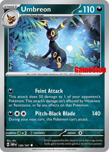 Image for Umbreon - 130/197 (GameStop Exclusive) (130/197) - Pokemon