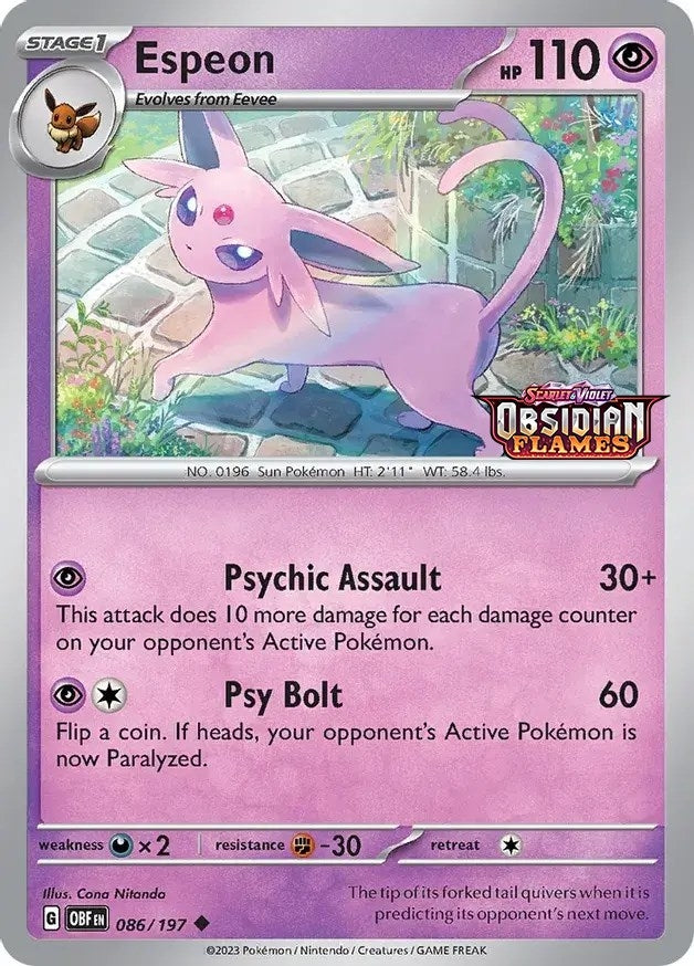 Espeon (Best Buy Exclusive) (086/197) (Miscellaneous Cards & Products)