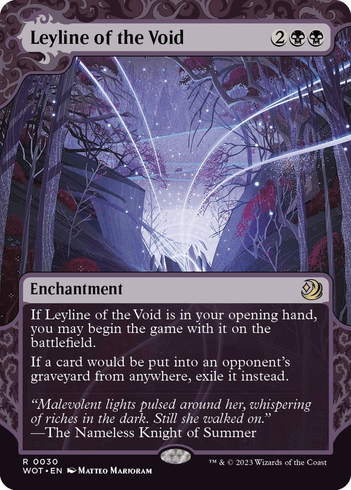 Image for Leyline of the Void (30) [Wilds of Eldraine: Enchanting Tales]