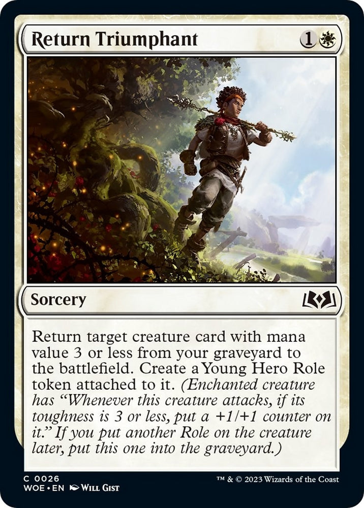 Image for Return Triumphant (26) [Wilds of Eldraine]