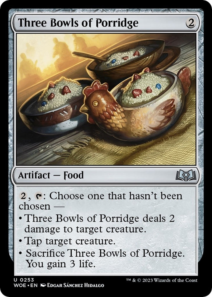 Image for Three Bowls of Porridge (253) [Wilds of Eldraine]