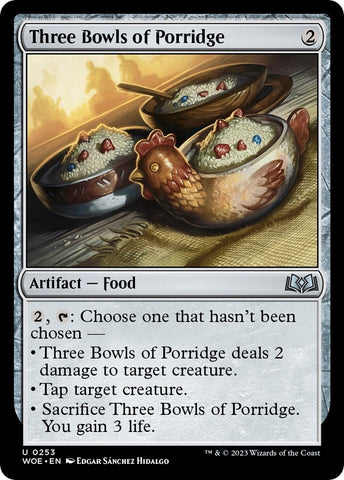 Image for Three Bowls of Porridge (253) [Wilds of Eldraine]