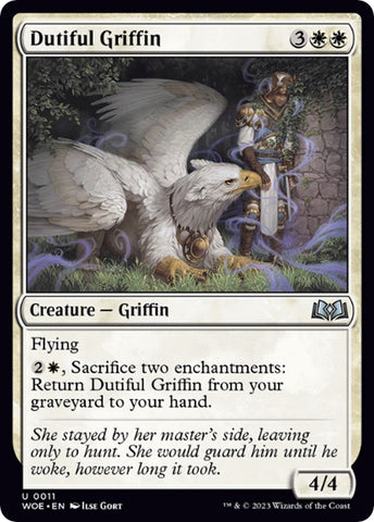 Image for Dutiful Griffin (11) [Wilds of Eldraine]
