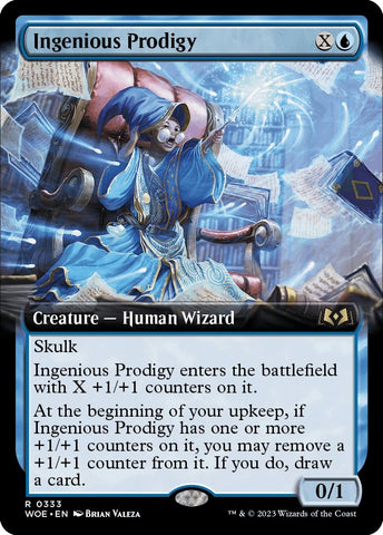 Image for Ingenious Prodigy (Extended Art) (333) [Wilds of Eldraine]
