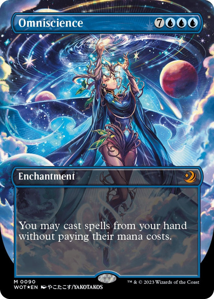 Image for Omniscience (Anime Borderless) (Confetti Foil) (90) [Wilds of Eldraine: Enchanting Tales]