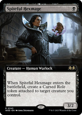 Image for Spiteful Hexmage (Extended Art) (343) [Wilds of Eldraine]