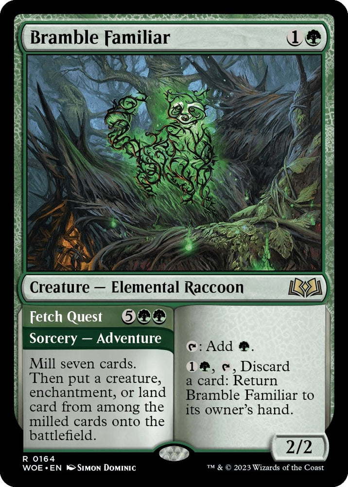 Image for Bramble Familiar (164) [Wilds of Eldraine]