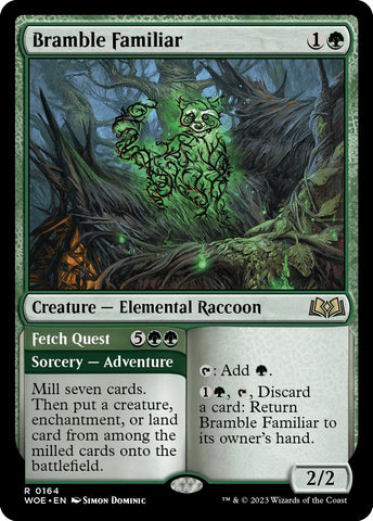 Image for Bramble Familiar (164) [Wilds of Eldraine]