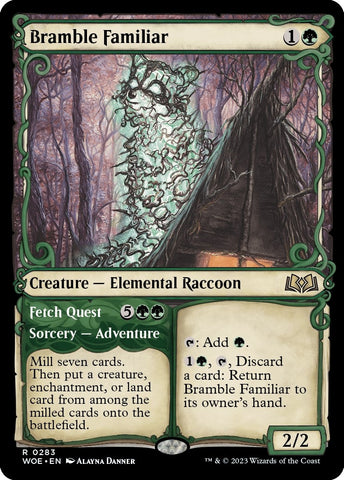 Image for Bramble Familiar (Showcase) (283) [Wilds of Eldraine]