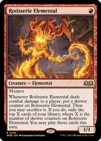 Image for Rotisserie Elemental (148) [Wilds of Eldraine]