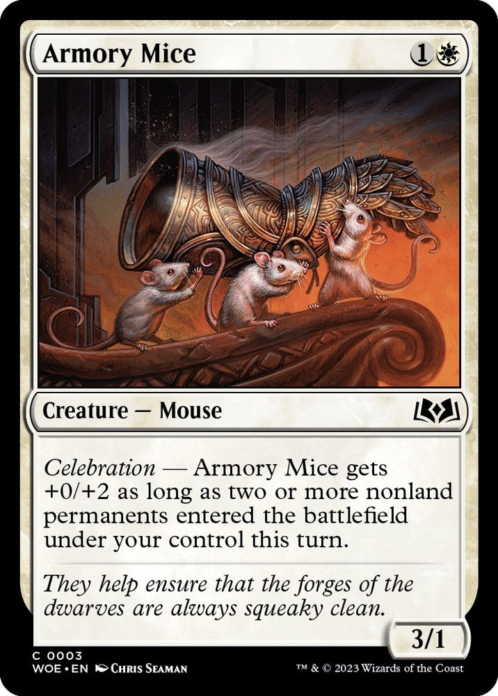Image for Armory Mice (3) [Wilds of Eldraine]