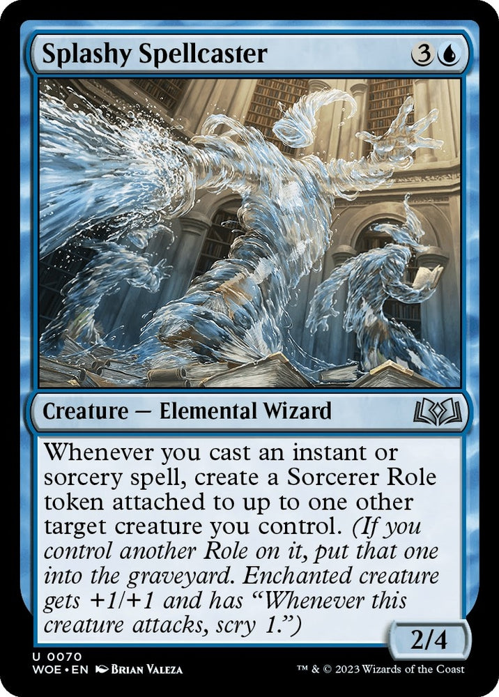 Image for Splashy Spellcaster (70) [Wilds of Eldraine]