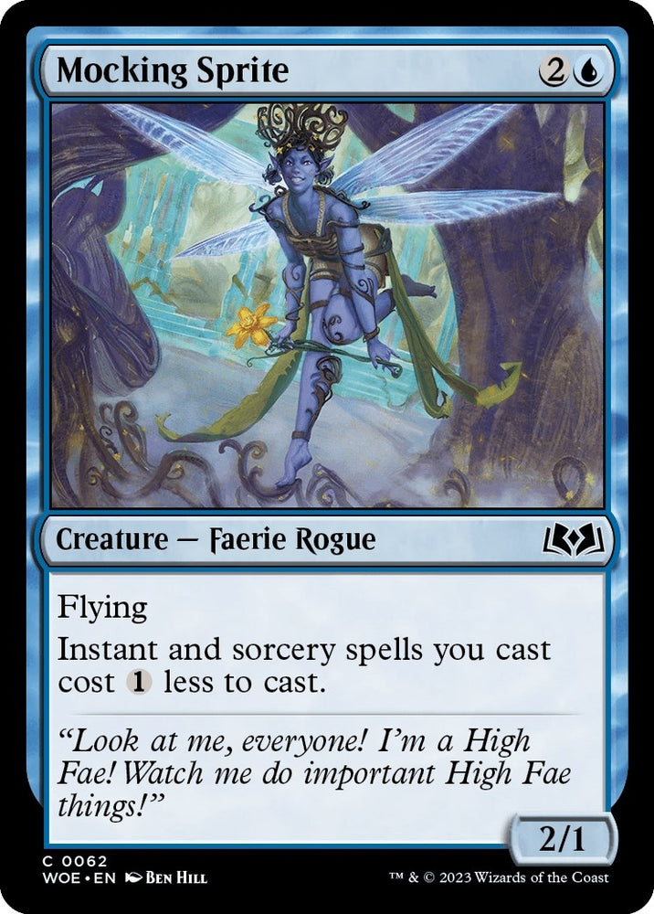 Image for Mocking Sprite (62) [Wilds of Eldraine]