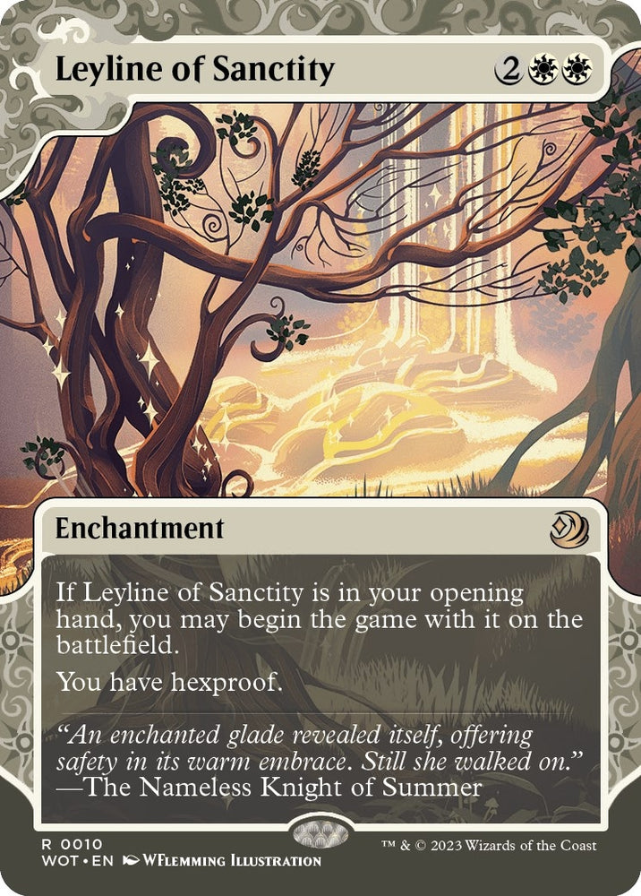Image for Leyline of Sanctity (10) [Wilds of Eldraine: Enchanting Tales]