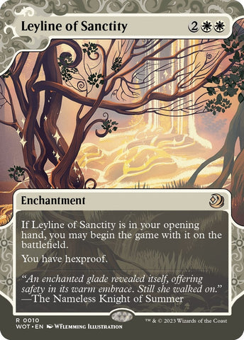 Image for Leyline of Sanctity (10) [Wilds of Eldraine: Enchanting Tales]