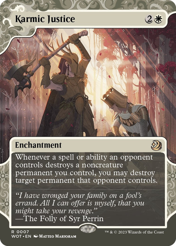 Image for Karmic Justice (7) [Wilds of Eldraine: Enchanting Tales]