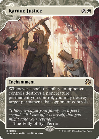 Image for Karmic Justice (7) [Wilds of Eldraine: Enchanting Tales]