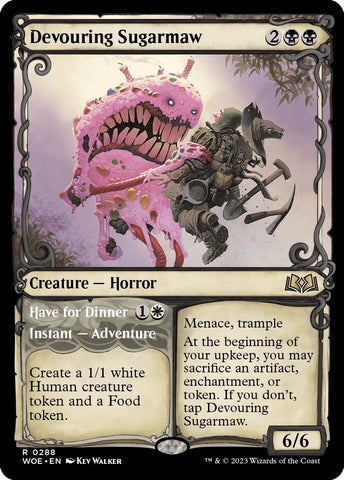 Image for Devouring Sugarmaw (Showcase) (288) [Wilds of Eldraine]