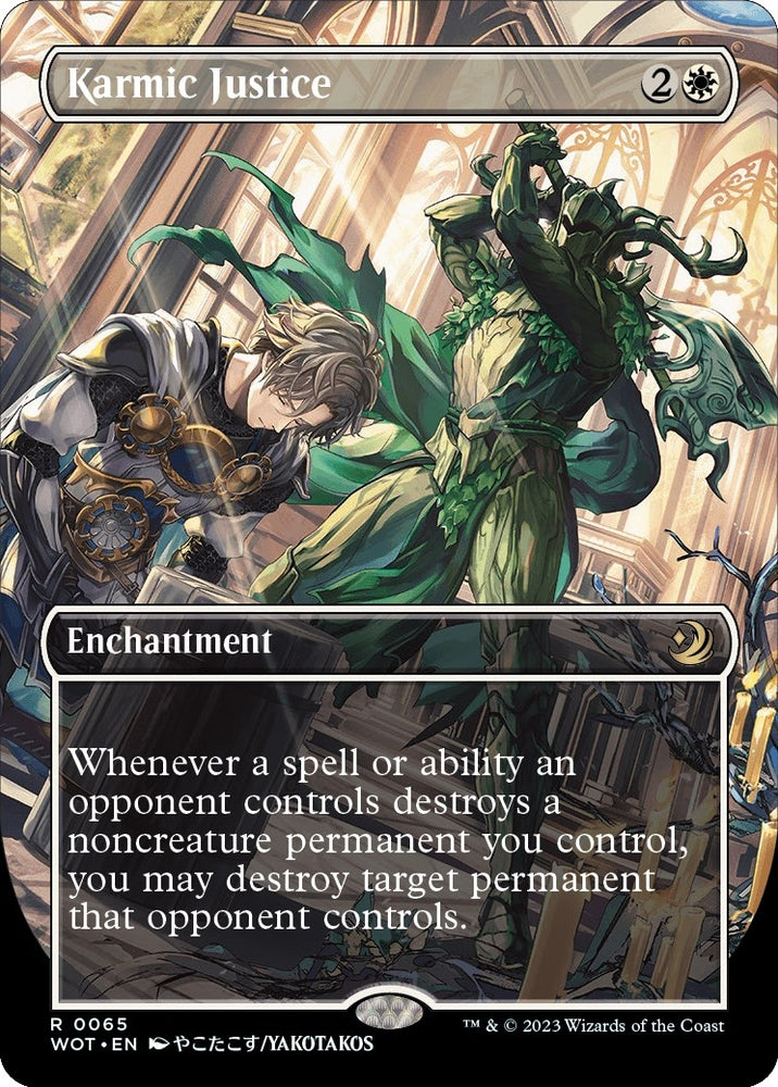 Image for Karmic Justice (Anime Borderless) (65) [Wilds of Eldraine: Enchanting Tales]
