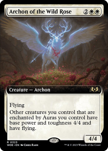 Image for Archon of the Wild Rose (Extended Art) (323) [Wilds of Eldraine]